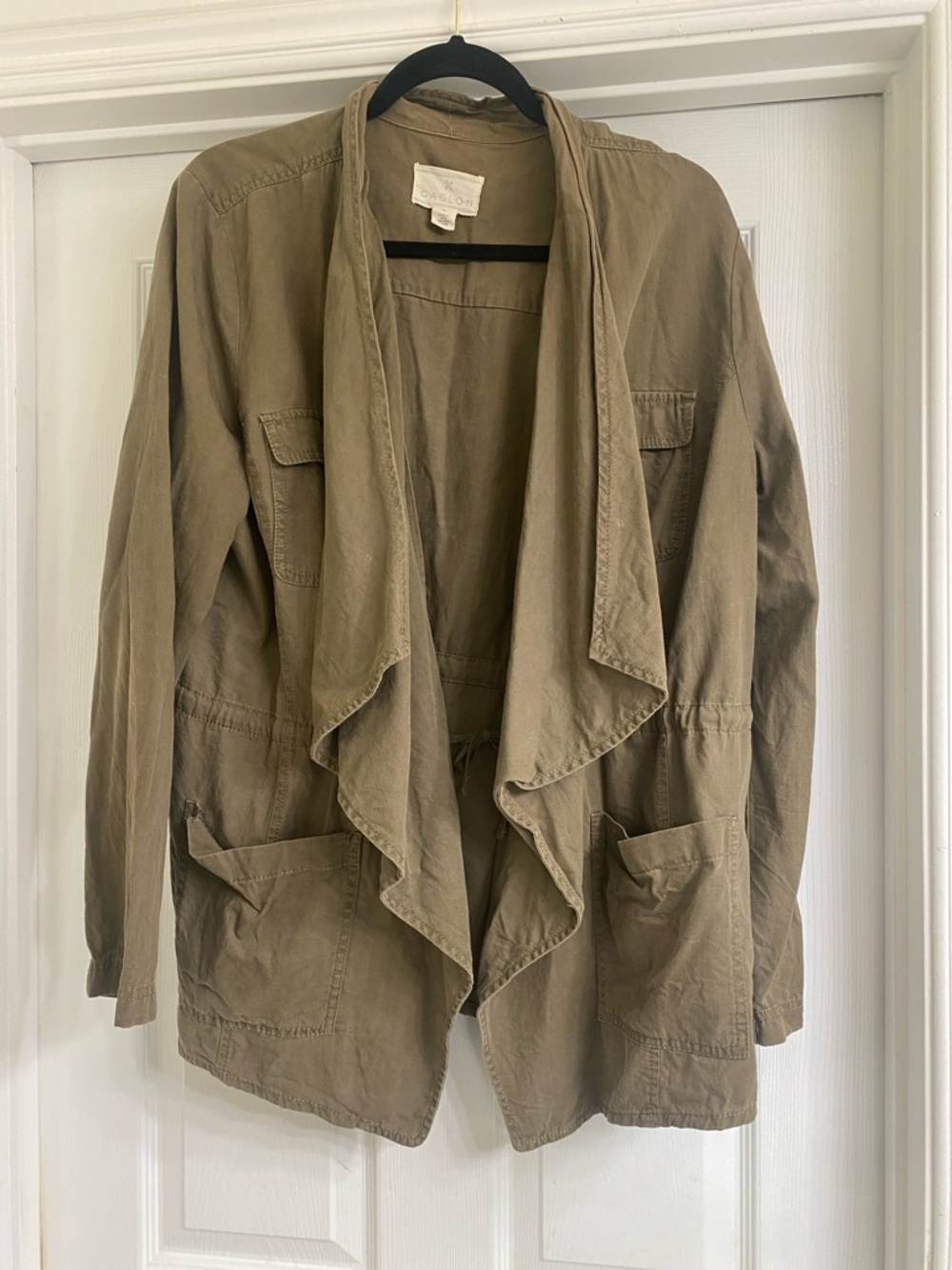 Caslon Draped Utility Jacket